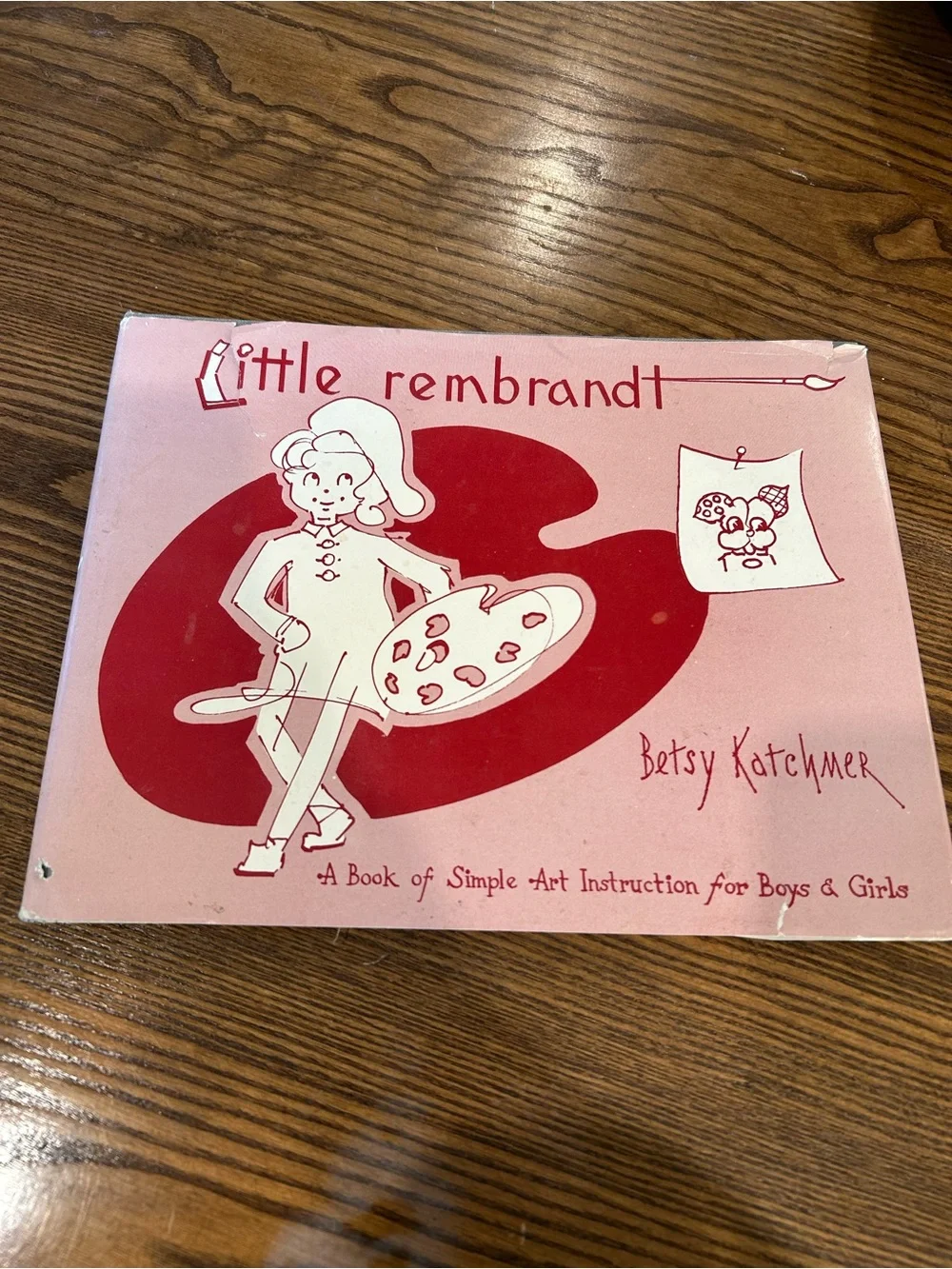Little Rembrandt Kids Art Book - Pink